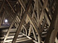 Stredoveký krov na katedrále a Kaplnke Zápoľských